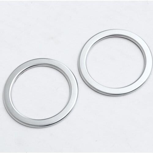 2pcs Chrome Accessory Dashboard Air Outlet Cover Trim For Mercedes Benz E Class W212 E200 E260 ,Car Styling