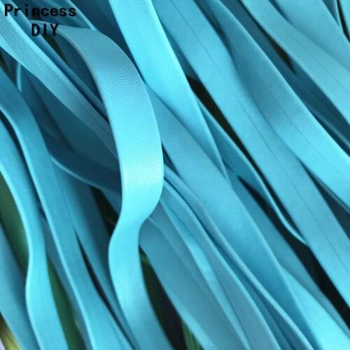5M/Lot Jewelry Making 10mm Soft PU Light Blue Ribbon Faux Leather Cord Rope Bias DIY Key Chain Bracelet Chocker Necklace Craft