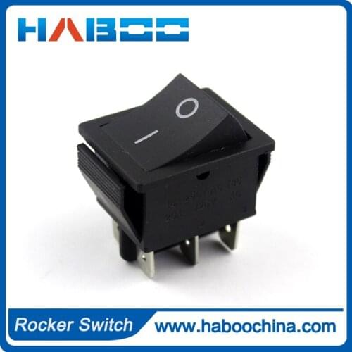 5pcs/lot electric rocker switch SPST boat switch on-off black color shipping free