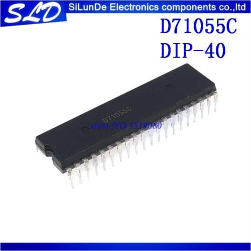 Free Shipping 10pcs/lot D71055C D71055 UPD71055C DIP40 new original in stock