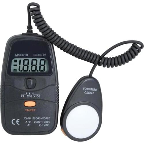 MS6610 Digital Lux Meter mini Light Meter Luxmeter 0~50000LUX Illuminometer