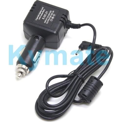 E-DC-21 car charger for Yaesu Vertex Standard VX 1E,2E,3E VX1R,2R,3R walkie talkie Cigarette light cord with noise filter