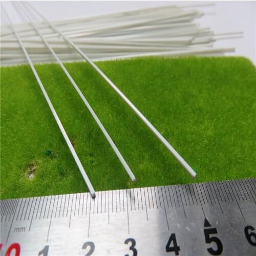 Scale ABS Smooth Square Rod,Dia 1.5mm Length 50cm Bar For Architectural Model Layout Making Materials