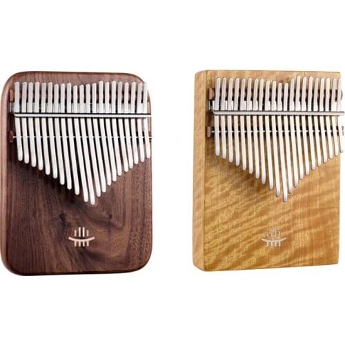 Hluru A Thumb Piano Kalimba 17/21 keys High-end Black walnut Xylophone Phoebe solid panel Zhennan S Lee Nanmu Musical instrument