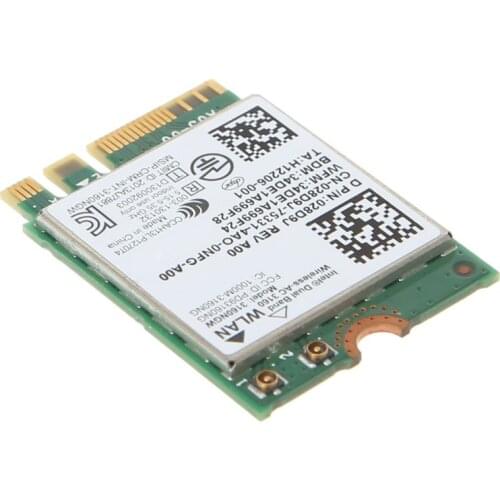 In-tel Wireless-AC 3160 3160NGW Dual Band Bluetooth 4.0 Wifi Card For DELL