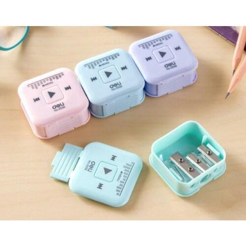 Kawaii Stationary Manual Mini Pencil Cutter 2 PCS/Lot School Accessories Color Pencil Sharpeners For Kids