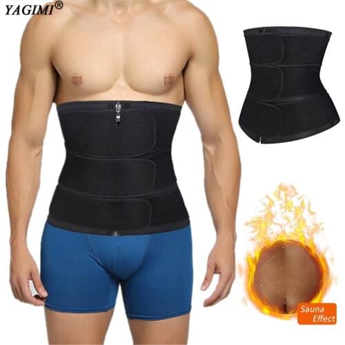 YAGIMI Corset for Man Waist Trainer Slimming Body Shaper Colombian Girdles Sheath Trimmer Shapewear Fajas Sweat Belt Cincher