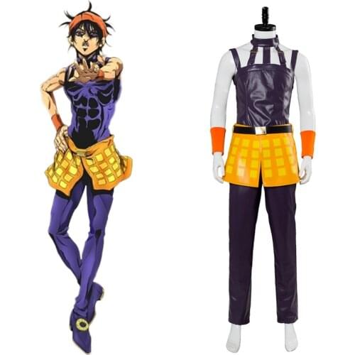 JoJos Bizarre Adventure Cosplay Narancia Ghirga Cosplay Costume Outfit Halloween Costumes Tailor Made