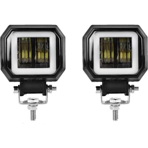 Round/ Square LED work light 12V Car Auto SUV ATV 4WD 4X4 Offroad LED Driving Fog Lamp Waterproof Motorcycle Truck spotlight