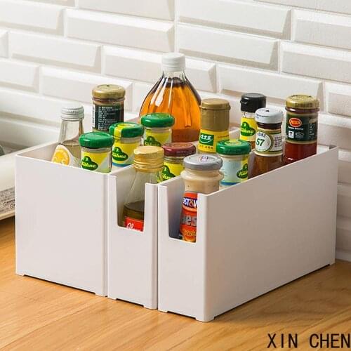 Kitchen Spice Organizer Tableware Storage Box Drawer Cabinet Storage Containers Plastic Box Case Bathroom Makeup Organizer