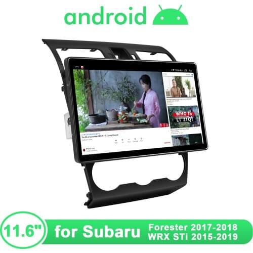 Radio Tape Recorder 11.6 Inch Car Stereo Android 10 4G Central Multimedia Player For Subaru Forester 2017-2018 WRX STi 2015-2019