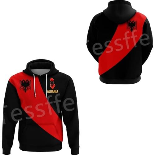 Tessffel NewFashion Country Flag Albania Shqipër Tattoo Men/Women Tracksuit 3DPrint Harajuku Streetwear Casual Funny Hoodies A-5