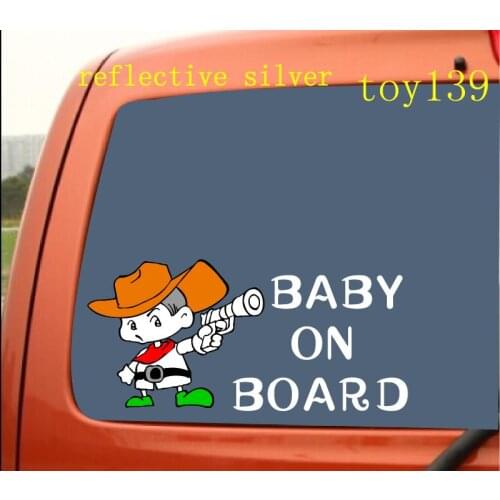 N07---BABY KIDS ON BOARD sticker for Apple Macbook Pro Air Vinyl Notebook reflective car decal sticker