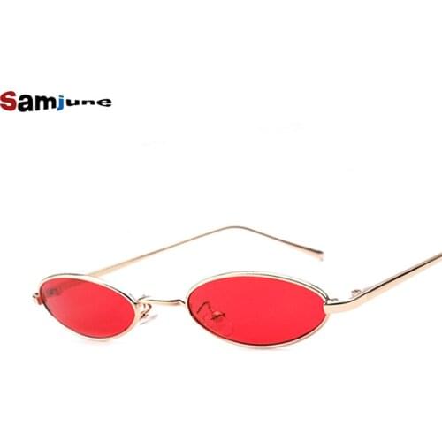 New Fashion Small Round Sunglasses Women Brand Vintage Eyeglasses Metal Frame HD UV400 Lens Sun Glasses Shades Eyewear