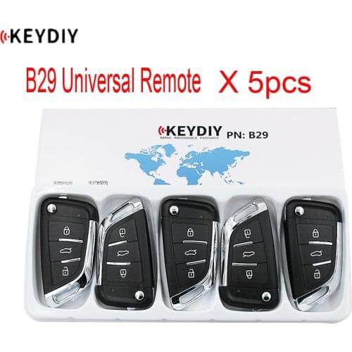 5PCS/LOT, KEYDIY Original KD900K/D900+/URG200/KD-X2 Programmer B Series Remote Control B29 for Car Key