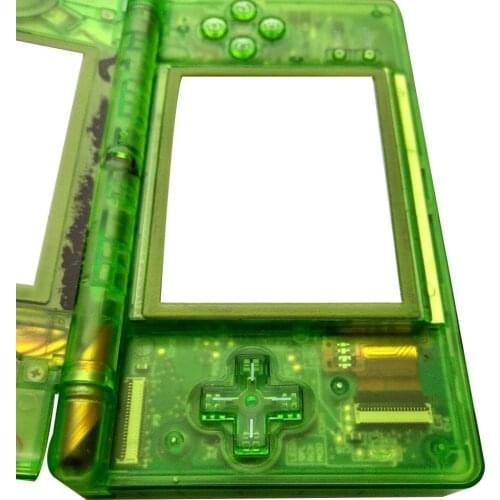 Clear Green Full Replacement Housing Shell Screen Lens for Nintendo DS Lite