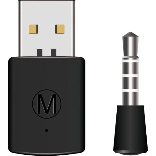 PS5 Headset Audio Transmitter Bluetooth 4.0 Headset Dongle USB Wireless Headphone Adapter Receiver For PS5 PS4 Game Console