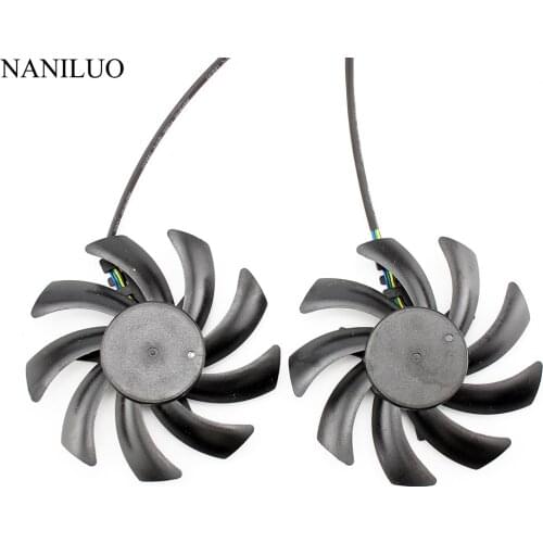 2PCS/lot 85mm FD7010H12S Dual Cooler Fan Replace For Sapphire R9 270 280X HD7870 HD7950 HD7850 HD6850 Graphics Card Cooling Fans