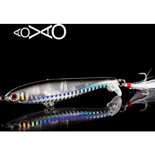 9cm 12.5g Sinking Minnow Saltwater Black Bass Pike Long Casting Hard Baits Tungsten Weight