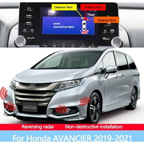 Built-in Installation Front Rear Radar Sound Alarms Car Reversing Images Suitable For Honda BREEZE 2019-2021