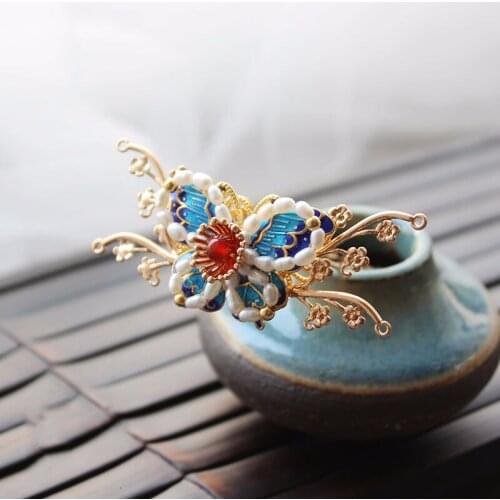 Original Design Hair Pins Butterfly Diadema Bridal Accessories Pince Cheveux Femme Hair Clip Women Accessories Accesorios Mujer