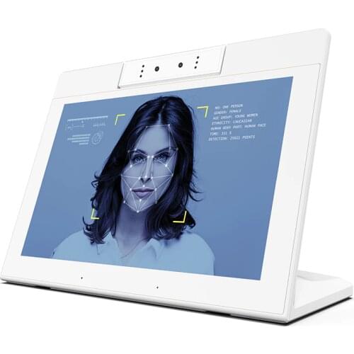 10 inch Android Smart facial recognition display (Android6.0 or 8.1, Binocular camera, dual speakers, dual mic, wifi, RJ45, BT)