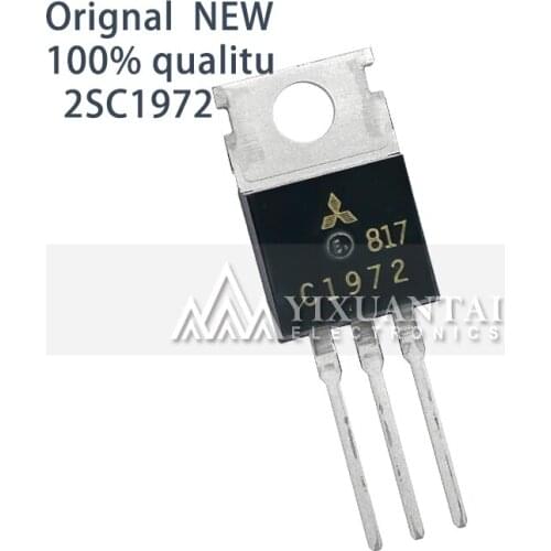 10pcs/lot 100% NEW origina 2SC1972 C1972 2SC 1972 SC1972 35V 3.5A 25W TO220