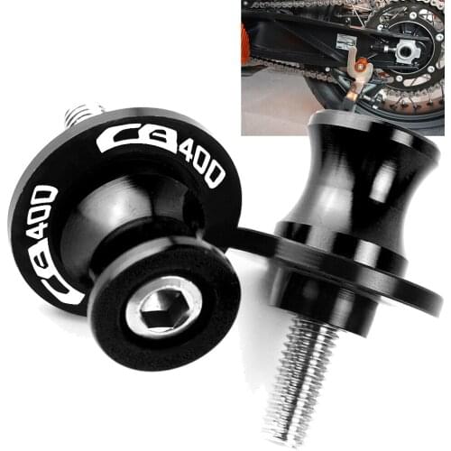 8MM For Honda CB-1 CB400 VFR400 NC30 CBR400 NC23/NC29 1986-1994 1991 1992 Motorcycle Swingarm Slider Spools Stand Cover Screws