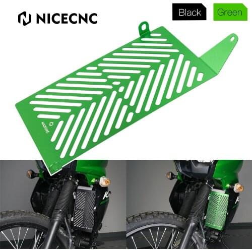 NiceCNC For Kawasaki KLR650 KLR 650 2008-2018 2009 2010 Motorcycle Radiator Guard Grille Cover Radiator Grille Protector Cover
