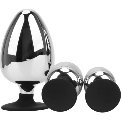 Anus Dilator Smooth Metal Butt Plug Extra Big Diameter Anal Plug Anal Dildo Sex Toys For Women Men Prostate Massager