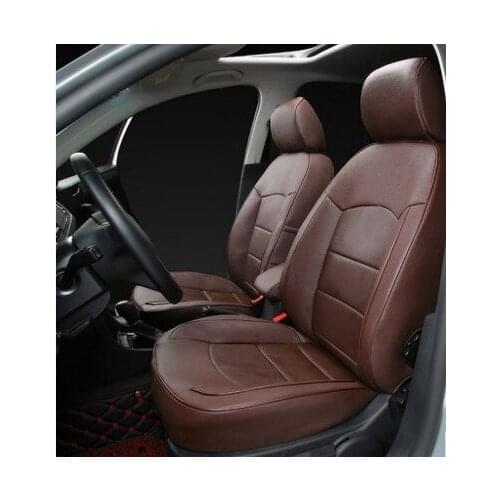 Genuine leather car seat covers for vw jetta tiguan touareg touran polo passat santana golf beetle cc phaeton sagitar magotan
