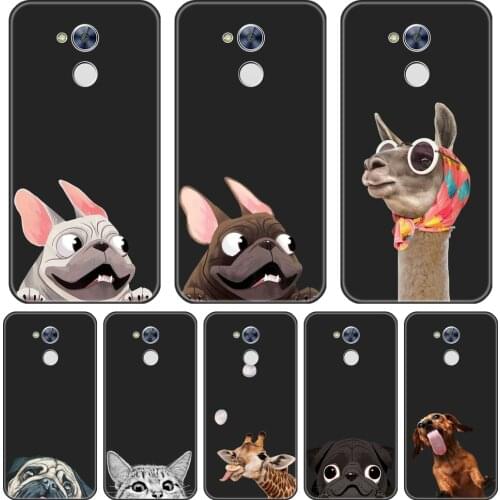 For Huawei Honor 6 5A 4X 5X 6X 6A Case Silicone Pug Dog Cat Alpaca Kawaii Back Cover For Huawei Honor 4C 5C 6C 6A Pro Phone Case