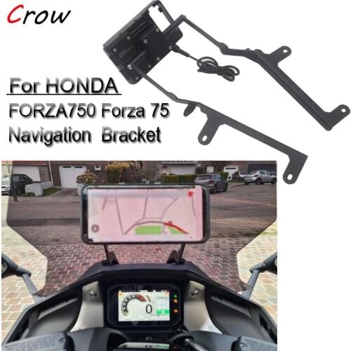 For HONDA FORZA750 Forza 750 2021 Motorcycle windshield Stand Holder Phone Mobile Phone GPS Navigation Plate Bracket Forza750
