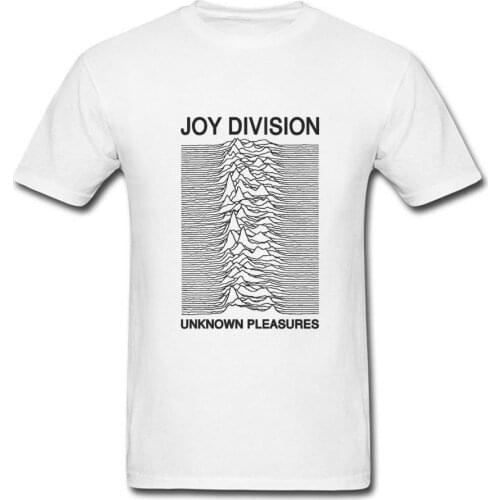 Joy Division Unknown Pleasures Music T-shirts Popular Brand Fashion White Tshirt Man Summer/Fall Crew Neck Cotton Tops Shirt