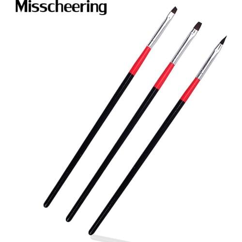 New 3pcs/set Professional Nail Art Brush Pen UV Gel Polish Builder Drawing Painting DIY Design Manicure Tools