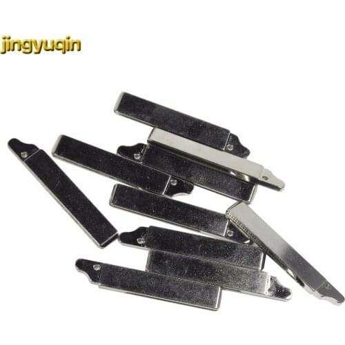 Jingyuqin 20s/lot Car Remote Key Blade For Citroen Triumph Sega C5 Peugeot 307 308 408 Flip Folding Key Blank With Groove