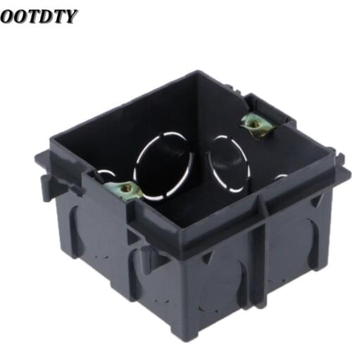 OOTDTY 86 Cassette Wall Plate Box For 86 Type PVC Wall Plate Switch And Socket Stair step Light Lamp Lighting1A40889