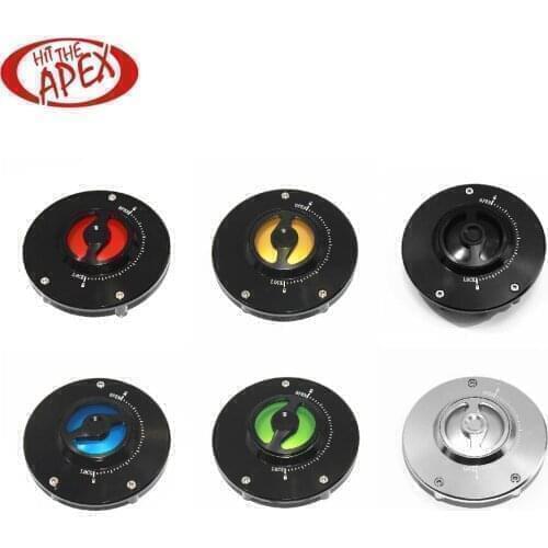 For KAWASAKI VERSYS 1000 ABS 2012-2018 Motorcycle Fuel Tank Cap Nimble Quick Lock CNC Aluminum Keyless Twist off Gas Cover