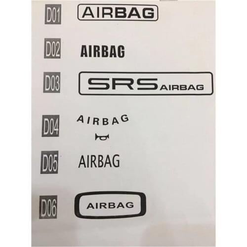 SRS Airbag Brass Mould For Dashboard or Steering Wheel Cover Repair D01-D06