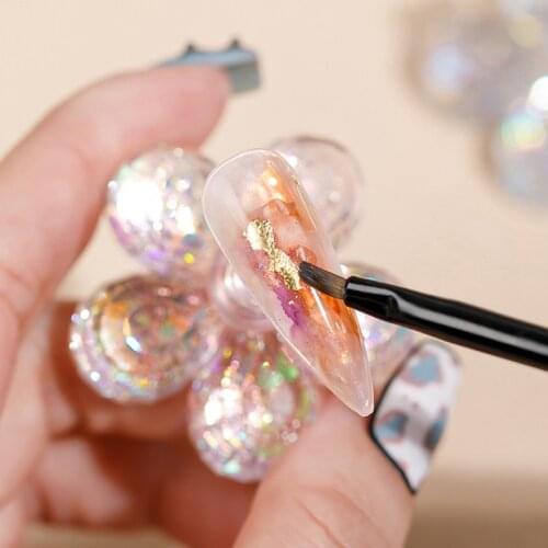 Flower Designs Magnetic Nail Holder Practice Training Display Set False Nail Tips Stand UV Polish Showing Shelf Manicure Tools