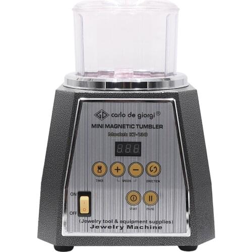 KT-130 130mm Magnetic Tumbler Jewelry Polishing Machine& Finishing Tool Jewelry making tools