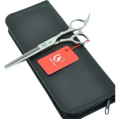 Meisha 6 Inch Professional Hairdressing Scissors Barber Shears Japan Steel Double Side Thinning Scissors Styling Tools A0090A