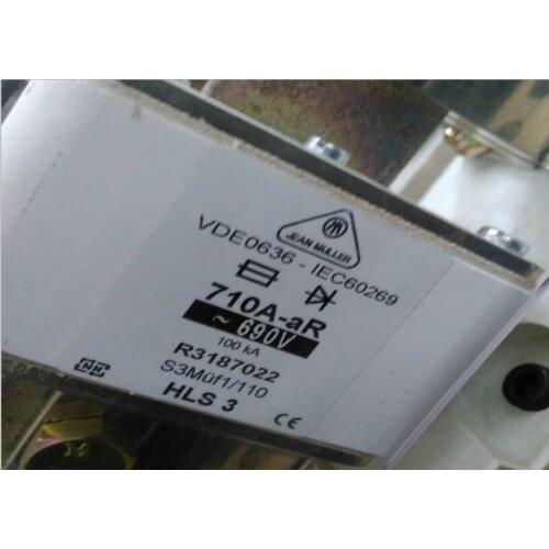 Fuses: 710A 690V S3MUF1/110 R3187022 HLS3 / 800A 690V S3MUF1/110 R3187222 HLS3 aR