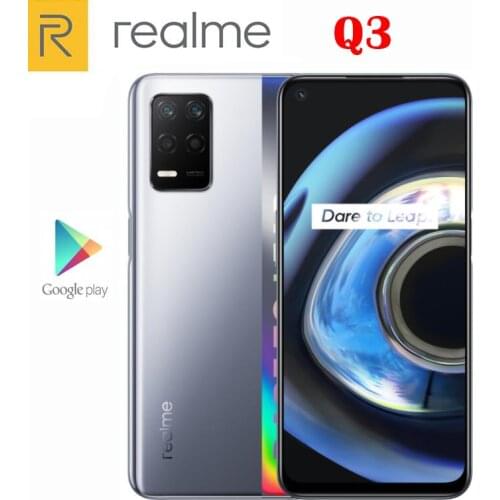 New Official Original Realme Q3 5G Cell Phone Snapdragon 750G Octa Core 6.5inch 120Hz 48MP Camera 30W Fast Charge 5000Mah