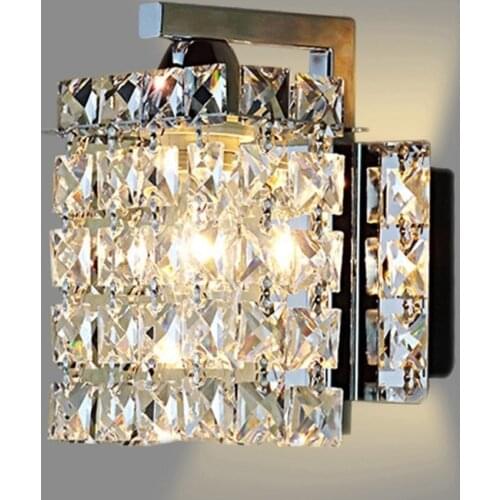 Led crystal wall lamp Wall lights luminaria home lighting living room corner modern WALL light lampshade for bathroom