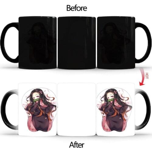 Creative Sexy Geisha Discoloration mug,Ceramic Discoloration Coffee Tea Milk Mugs Color Changing Cup Novelty Gifts BSKT-088