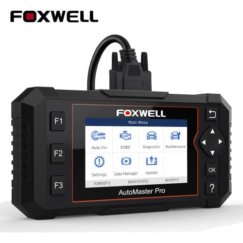 FOXWELL NT614 Elite OBD2 Scanner Auto Car Diagnostic Scan Tool Engine ABS SRS AT Oil EPB Reset ODB2 OBD Code Reader Free Update