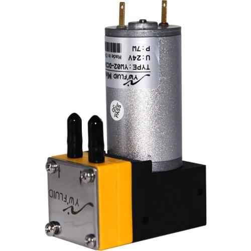 YWfluid high quality long-life 12v/24v Laboratory dedicated diaphragm pump with dc motor used for laboratory equipment
