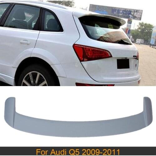 Car Tail Rear Trunk Roof Spoiler Wing for Audi Q5 2009 2010 2011 Rear Roof Boot Lid Wing Spoiler PU