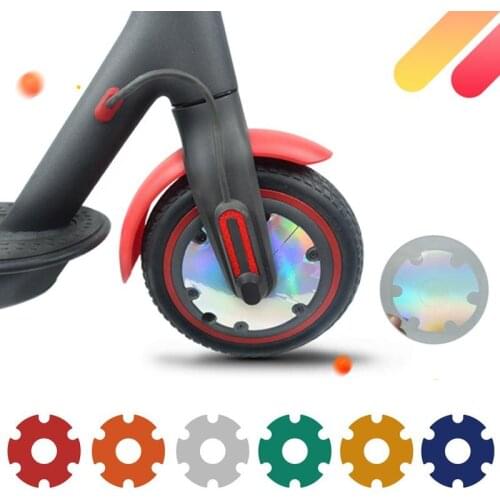 2pcs electric scooter front wheel motor protection sticker, skateboard wheel protection accessories